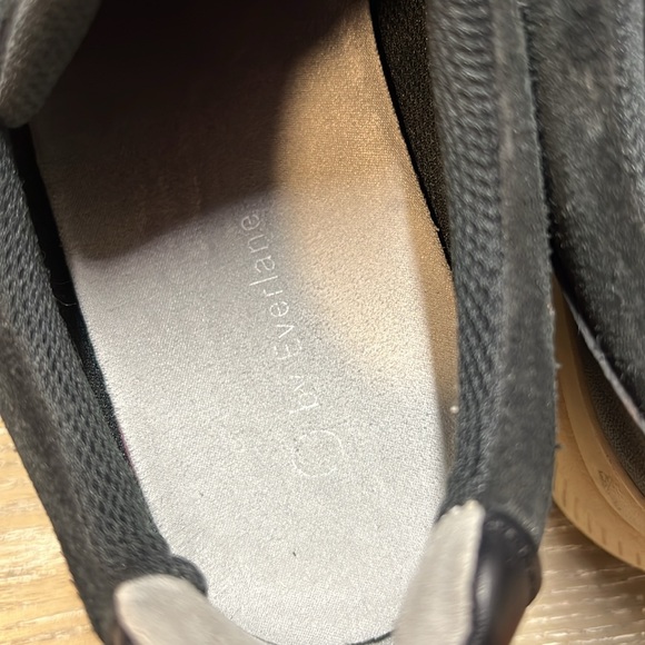Everlane The Trainer Black Leather Sneakers - Picture 5 of 6